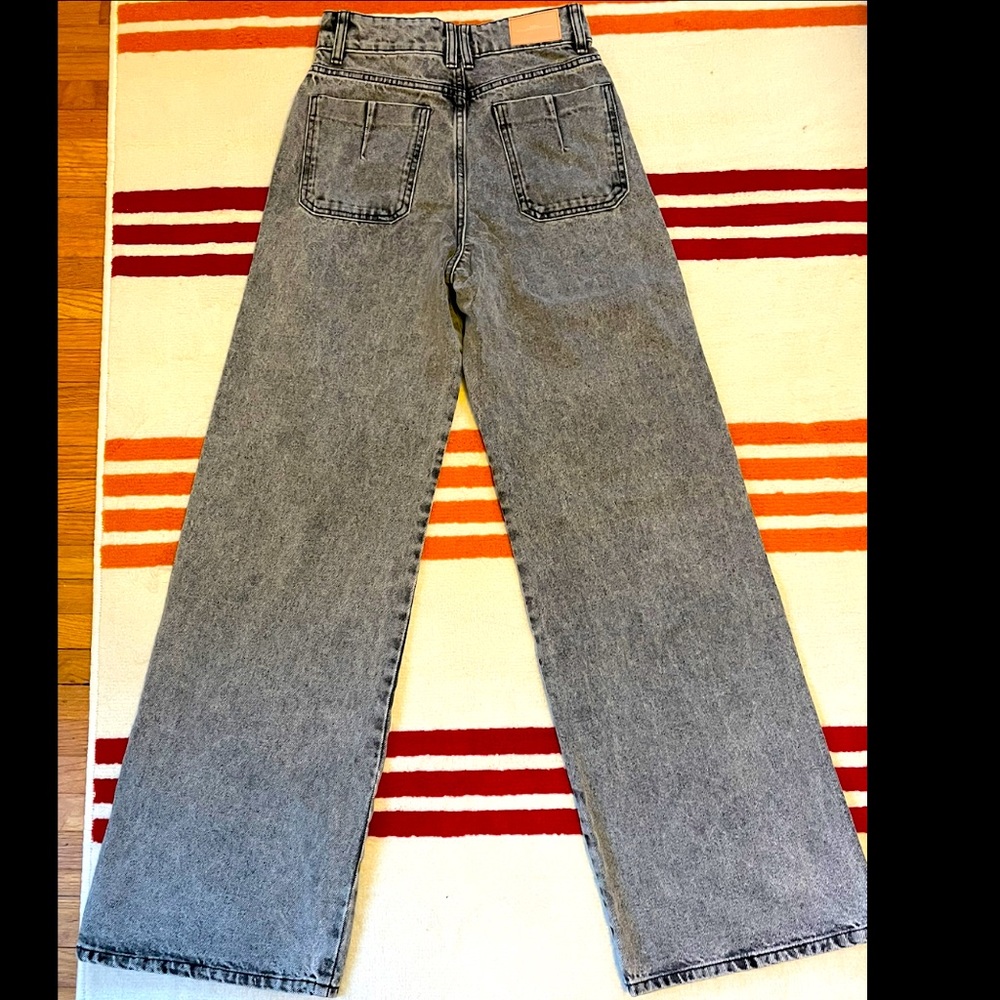 NWT Gray Zara Wide Leg Jeans - Size 2